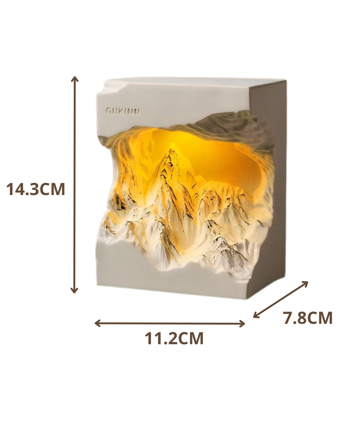 Snow Mountain Aroma Diffuser Night Lamp