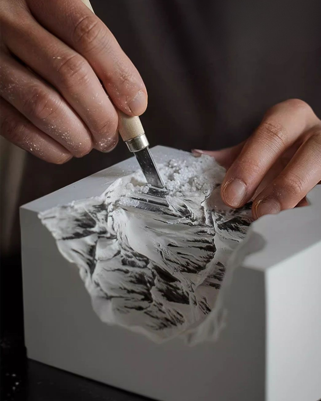 Snow Mountain Aroma Diffuser Night Lamp