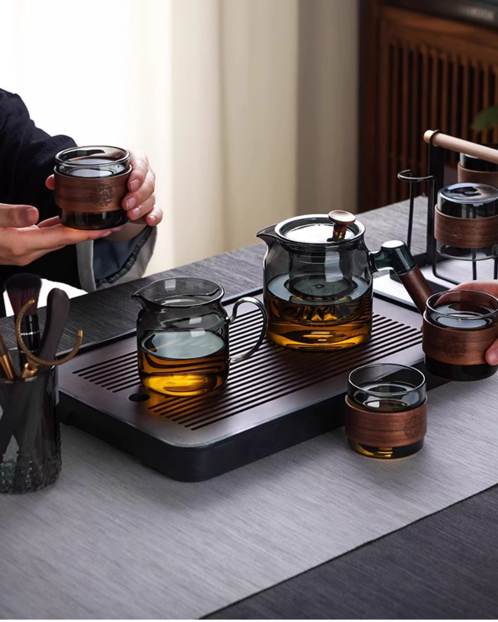 Elegant Glass Tea Set for Everyday Brewing & Mindful Gatherings