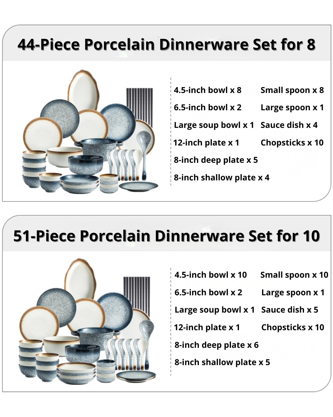 Japanese Porcelain Dinnerware Set – Minimalist Design for Everyday Use