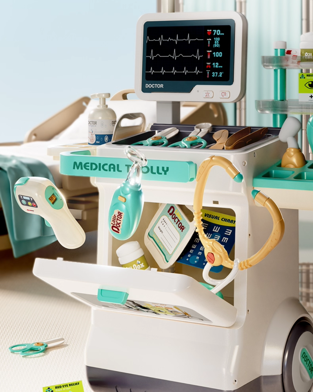 Kids Pretend Medical Station Toy – Interactive Doctor Role Play Set