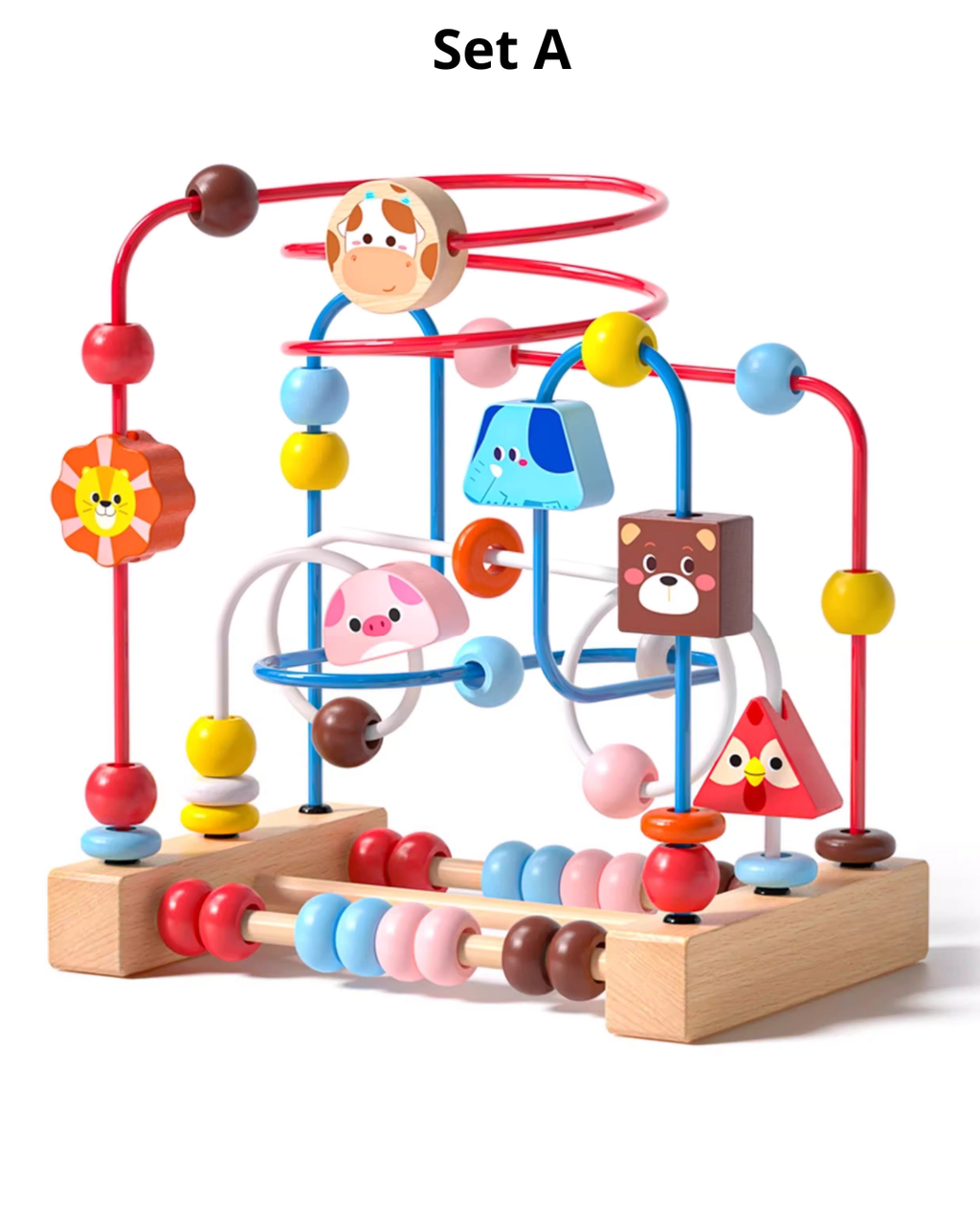 Early Learning Baby Bead Maze – Interactive Toy for Toddlers 10+ Months