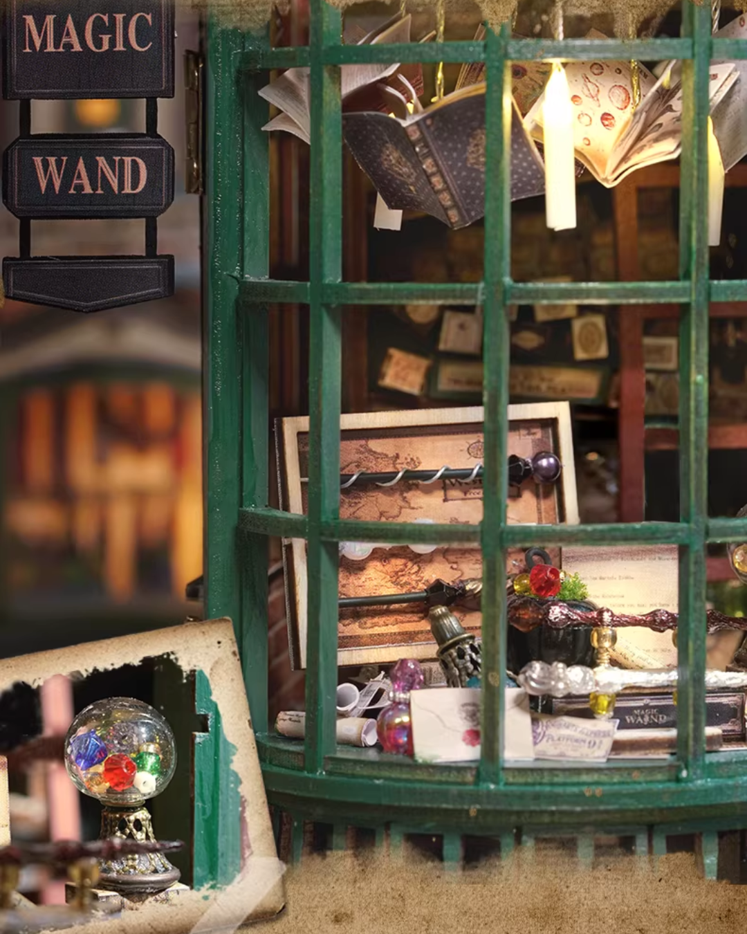 DIY Miniature House Kit with LED Lights – Magic Wand Series