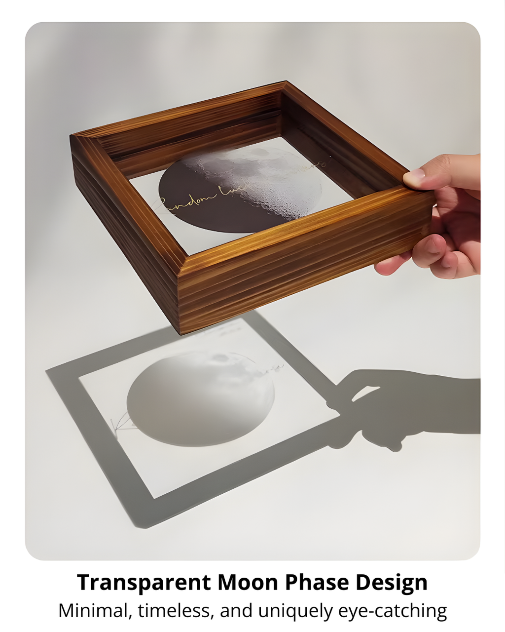 Personalized Moon Phase Frame – Custom Date & Message Gift
