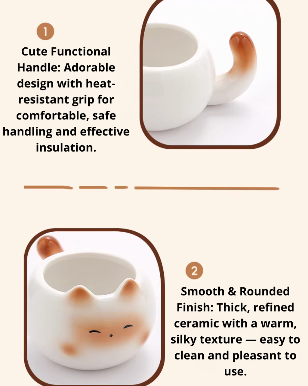 Whimsical Siamese Cat Coffee Mug for Everyday Sipping & Cozy Moments
