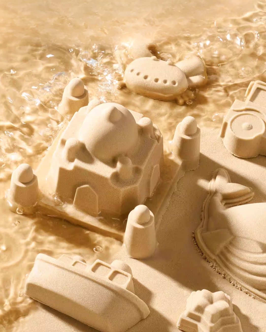 Floating Space Sand Playset – Reusable, Moldable Fun for Kids 3+