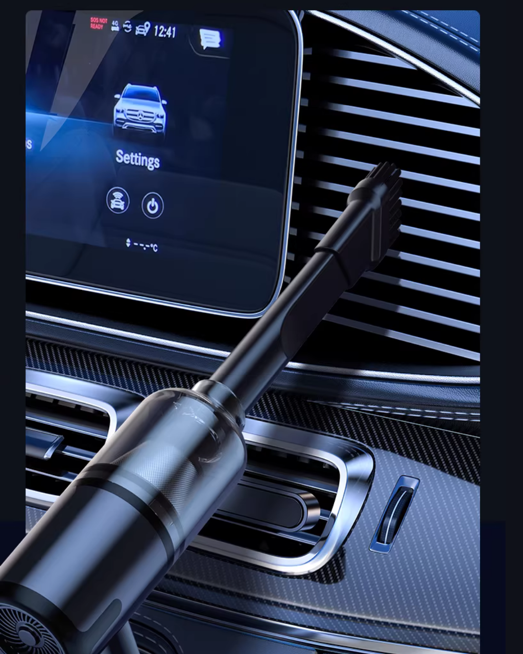 Compact 4-in-1 Multi-Function Vacuum Cleaner with Strong Suction