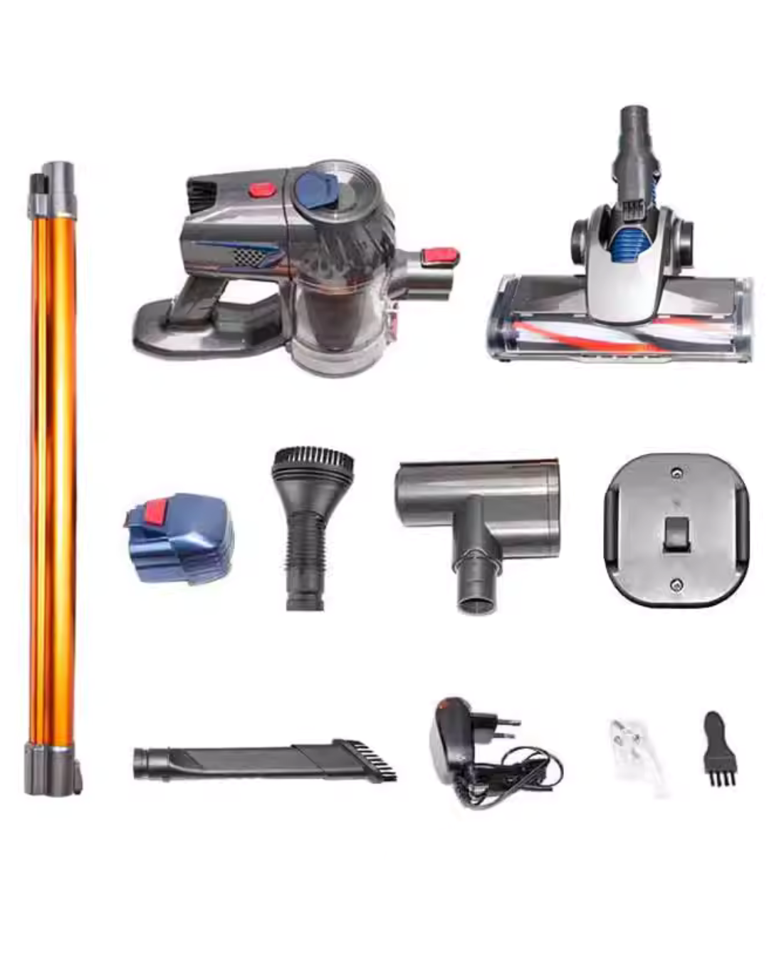 Cordless Vacuum Cleaner with 10000Pa Suction & Dual Motors