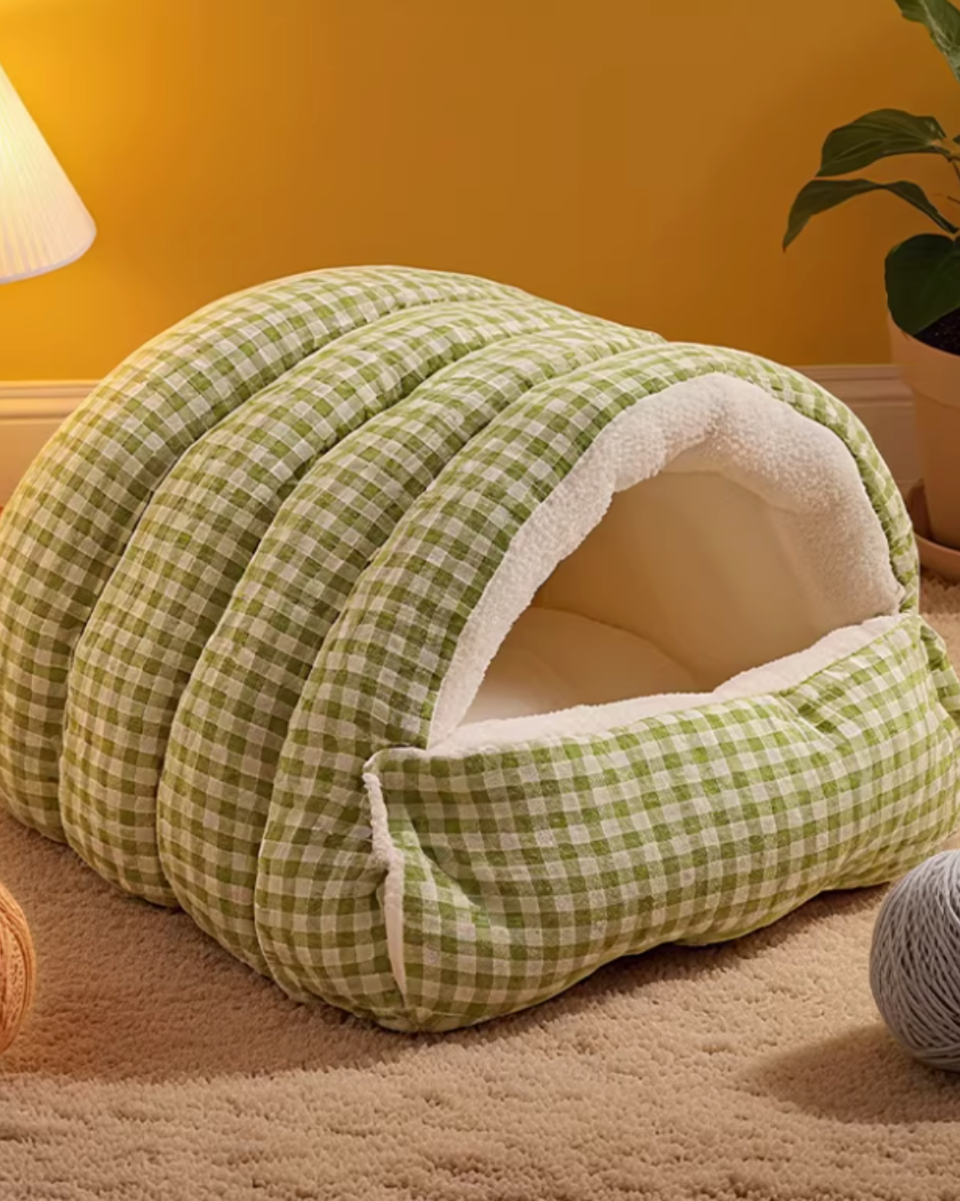 Enclosed Pet Sleeping Bag Bed for Cats & Small Dogs