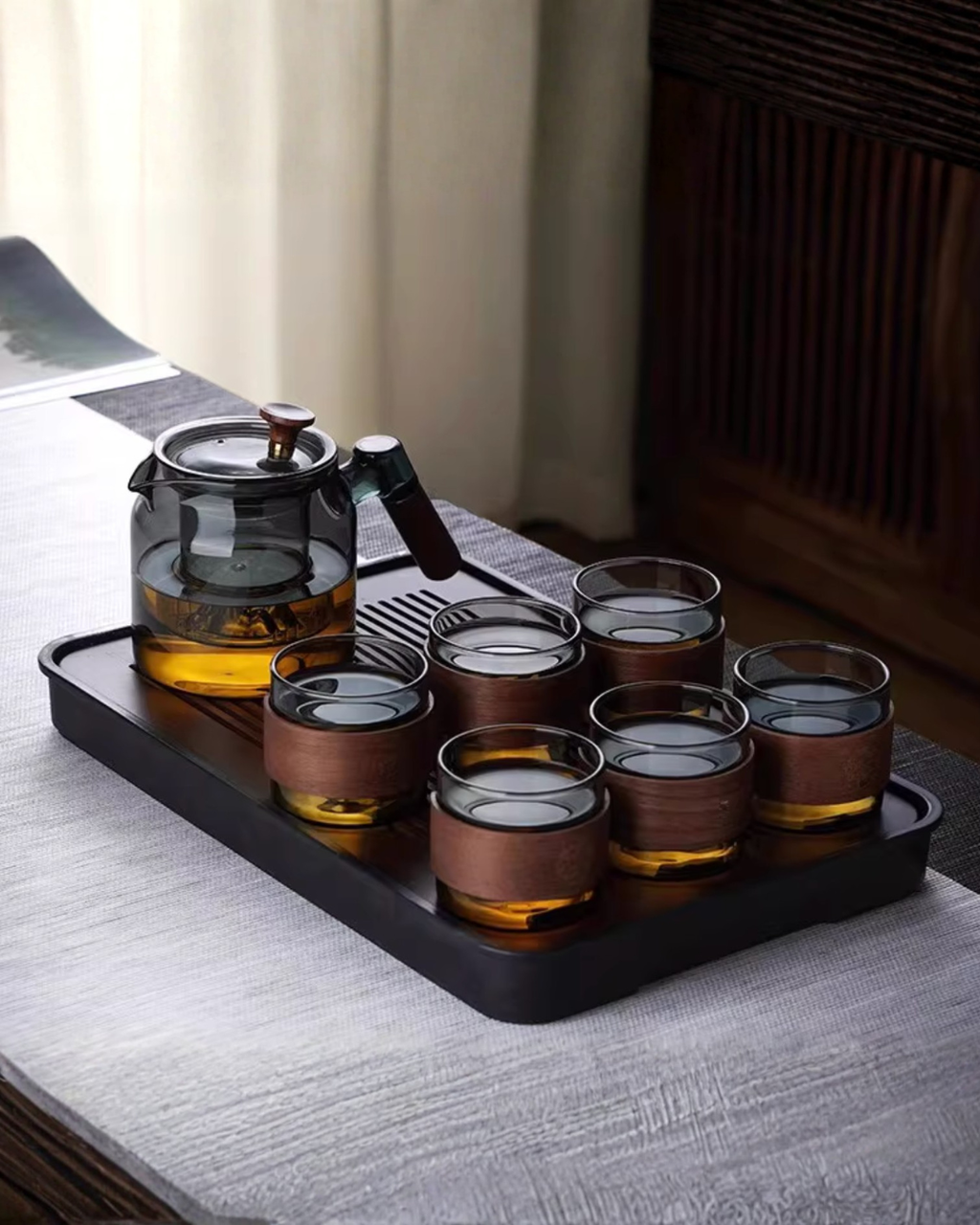 Elegant Glass Tea Set for Everyday Brewing & Mindful Gatherings
