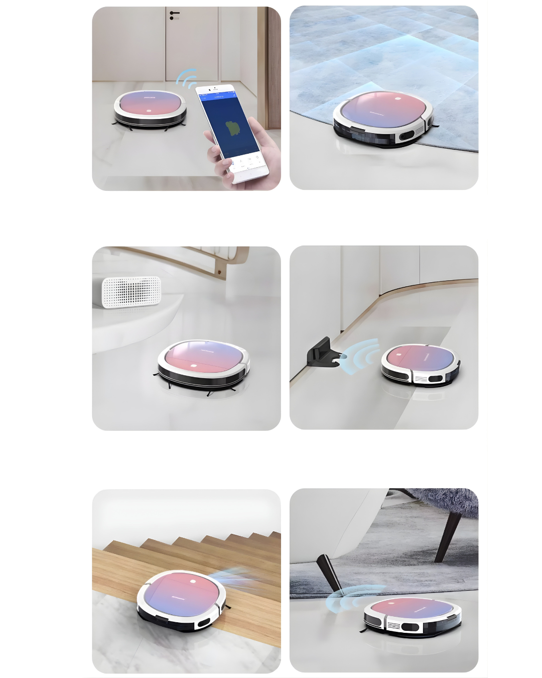 K196 Smart Robot Vacuum & Mop for Modern Homes