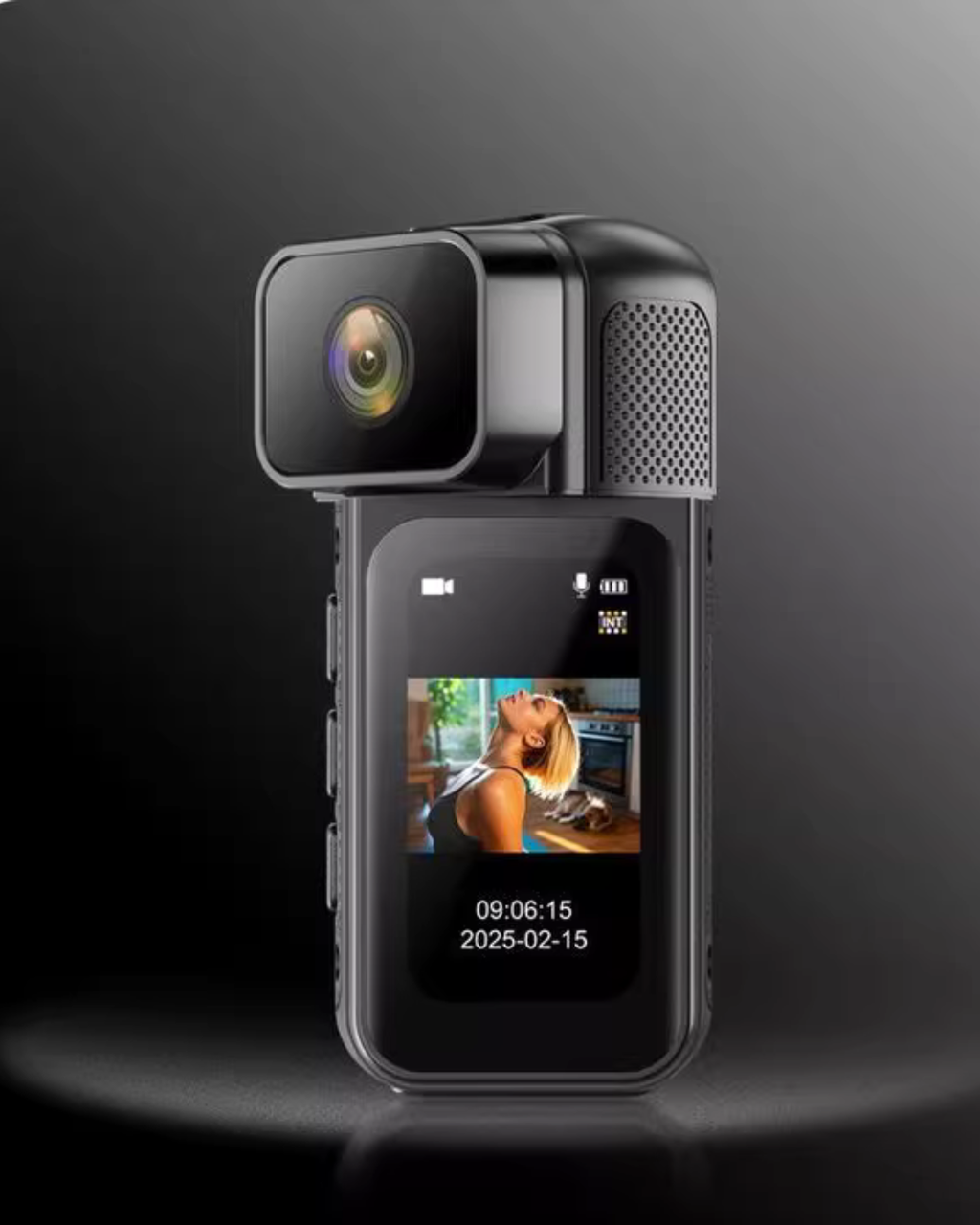 Ultra-Mini 2.7K Thumb Action Camera – Wearable Hands-Free POV Recording