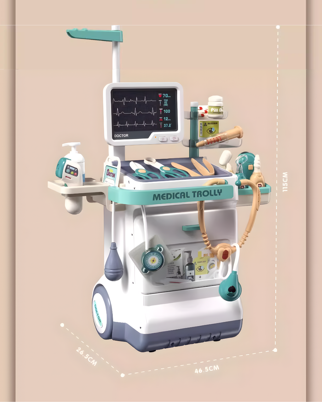 Kids Pretend Medical Station Toy – Interactive Doctor Role Play Set