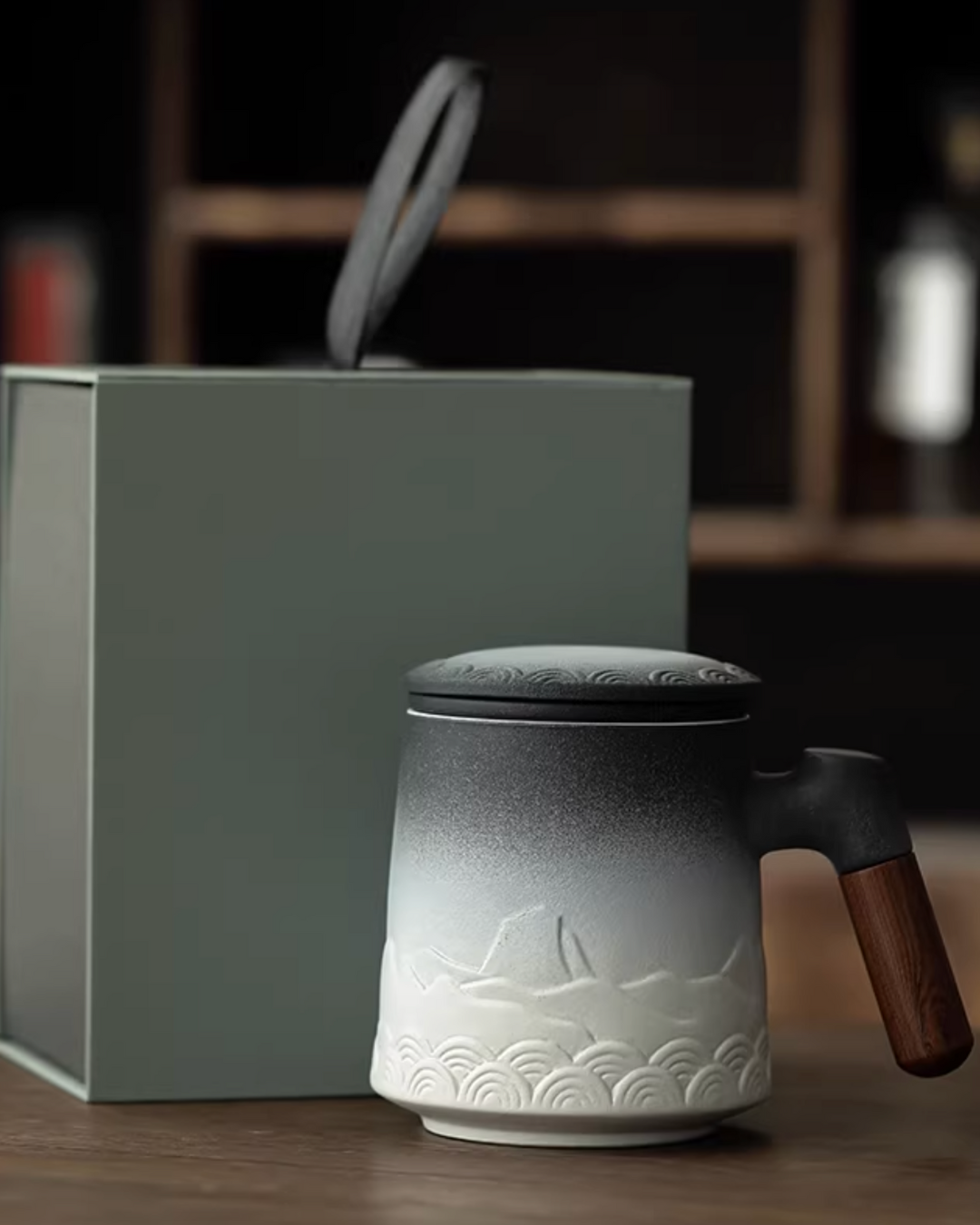Rustic Ceramic Tea Mug for Daily Tea Rituals & Slow Living