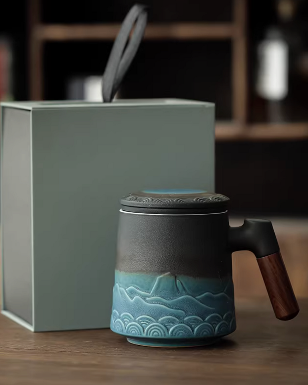 Rustic Ceramic Tea Mug for Daily Tea Rituals & Slow Living