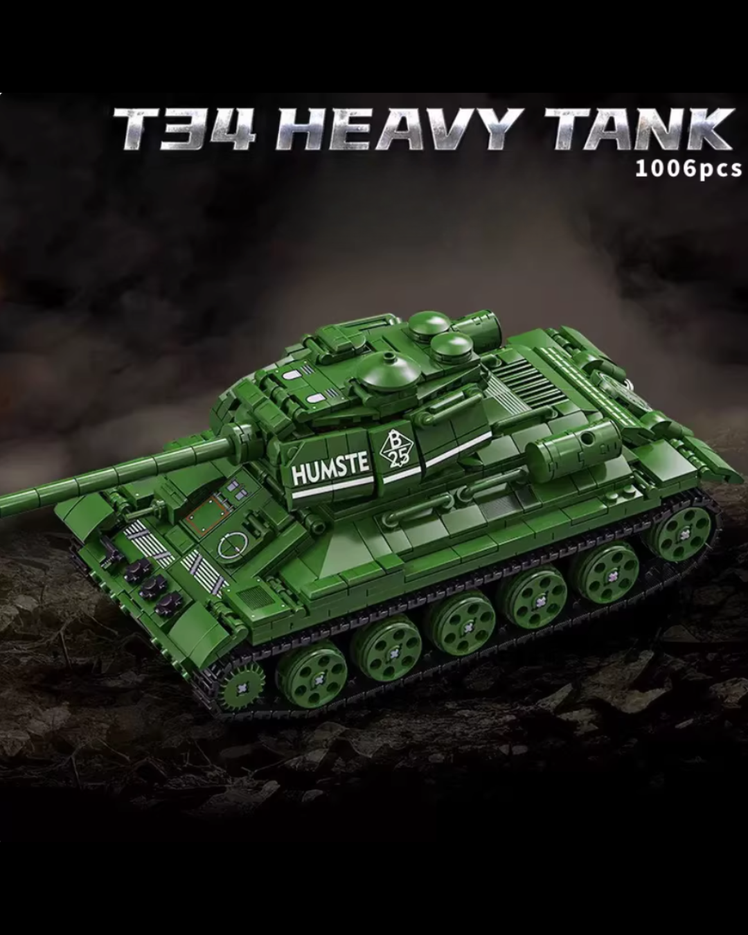 WWII Tank Model Building Set – Hands-On STEM for Focused Builders