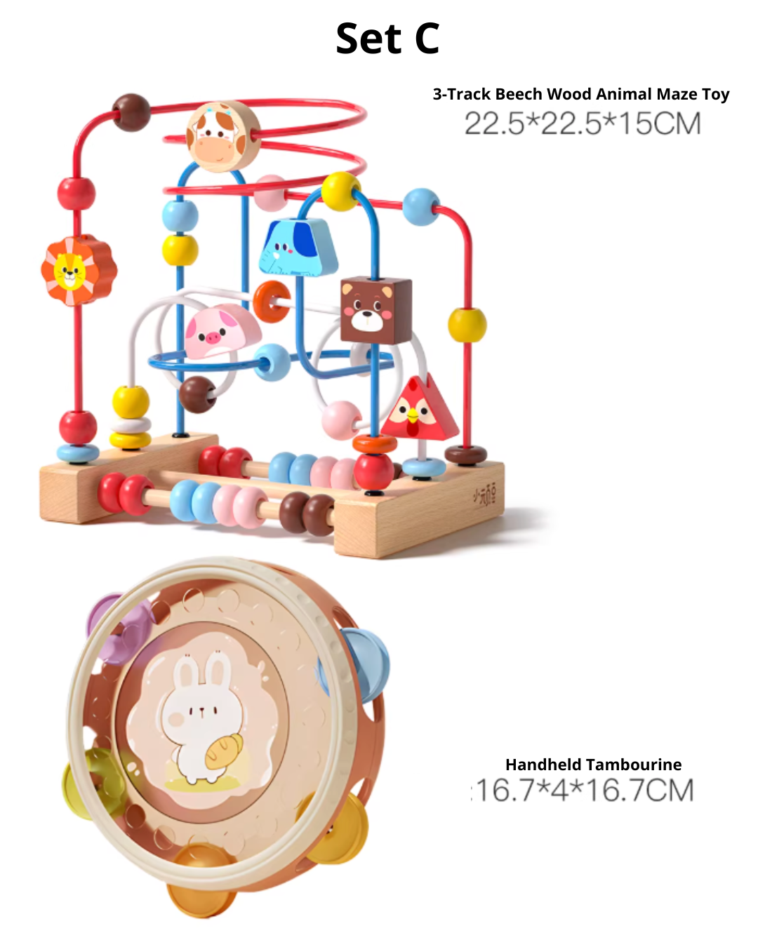 Early Learning Baby Bead Maze – Interactive Toy for Toddlers 10+ Months