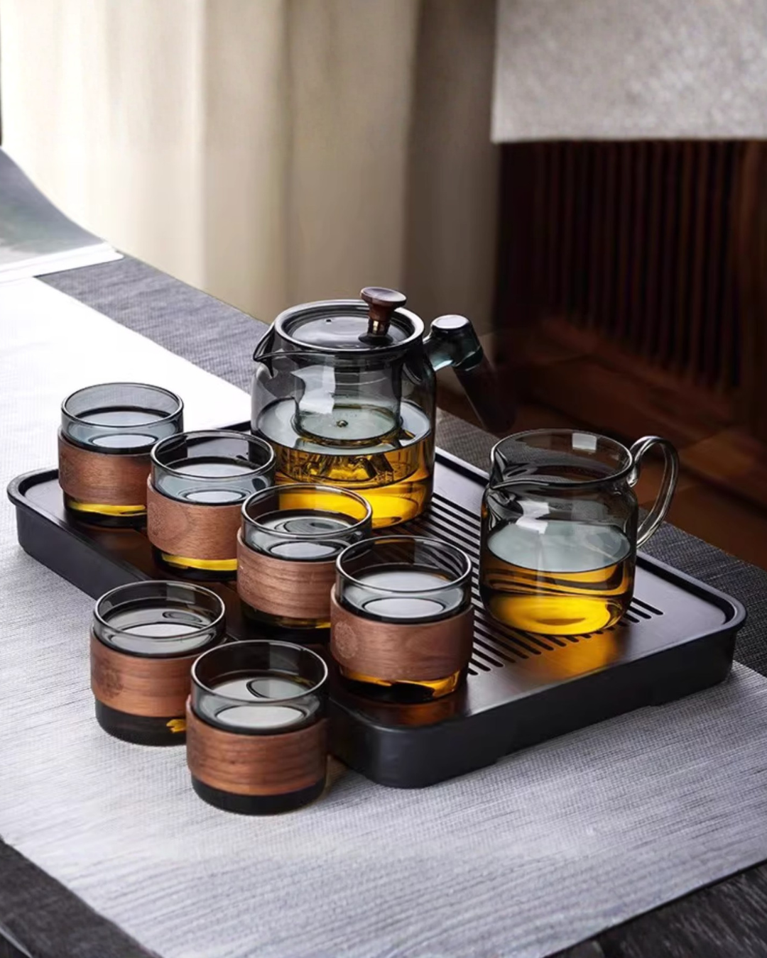 Elegant Glass Tea Set for Everyday Brewing & Mindful Gatherings