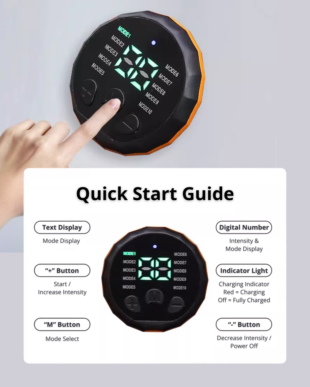 Wireless EMS Waist Belt – Hands-Free Abdominal & Core Toning