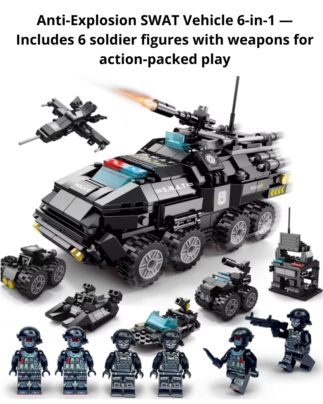 STEM Military Vehicle Building Kit for Kids – Hands-On Learning