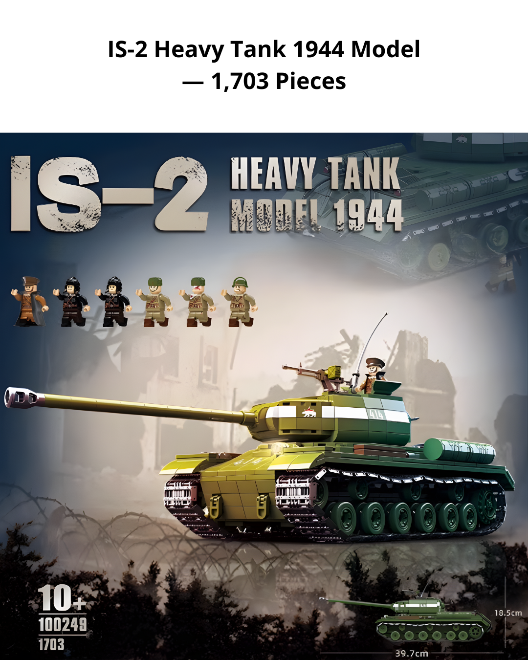 Hands-On WWII Tank Model Kit – Creative STEM Building for Teens & Adults