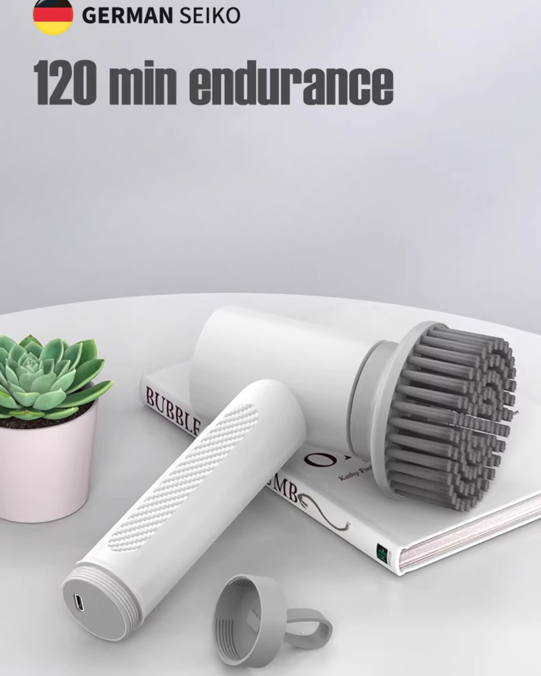 Multifunctional Electric Cleaning Brush with 9 Brush Heads & Waterproof