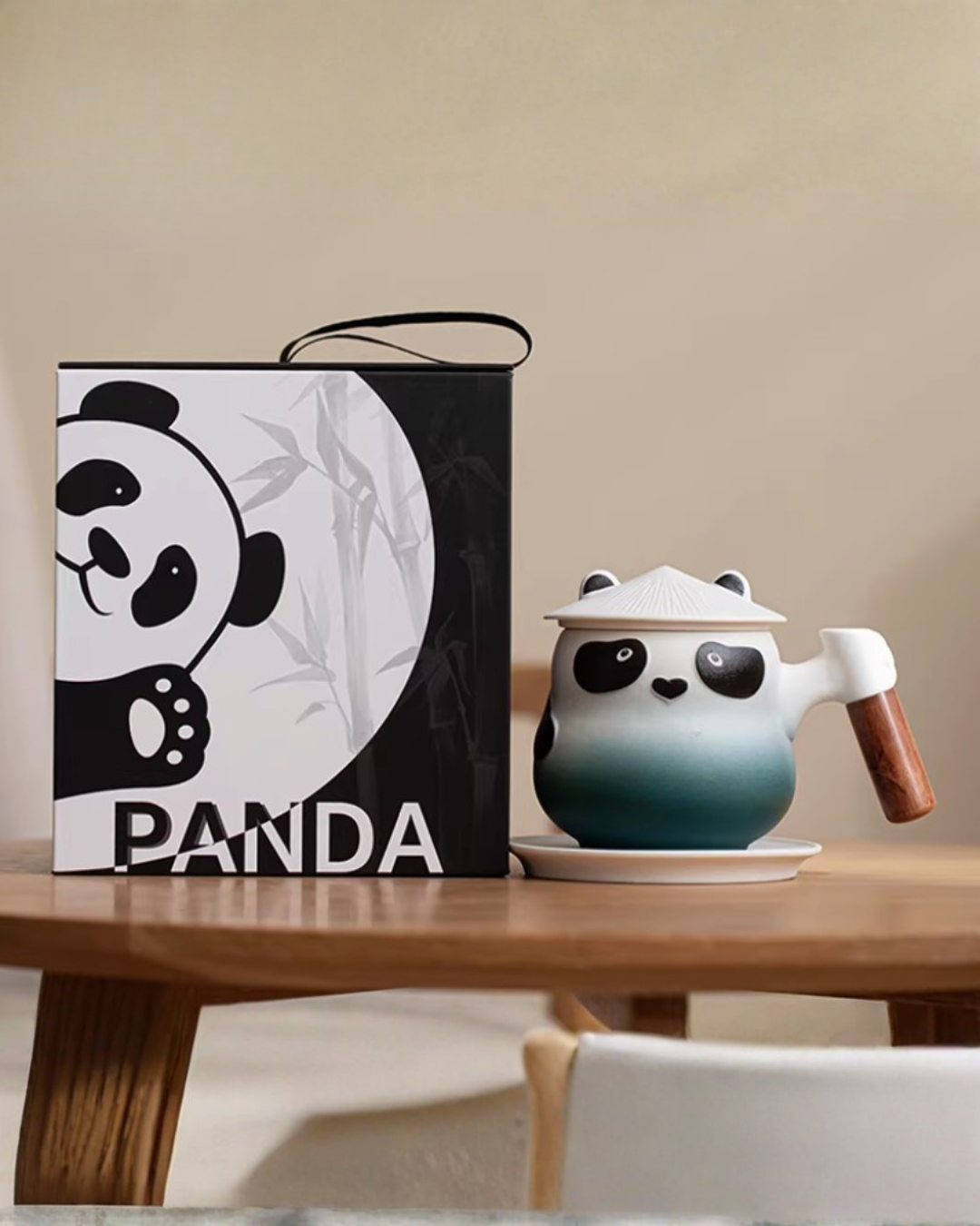 Panda Hero Tea & Coffee Cup Set for Calm Daily Moments