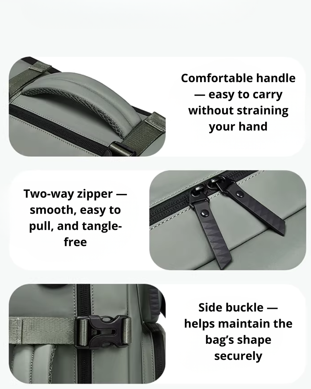 Large-Capacity Travel Backpack – Water-Resistant with Laptop Compartment