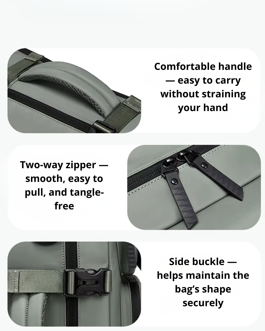 Large-Capacity Travel Backpack – Water-Resistant with Laptop Compartment