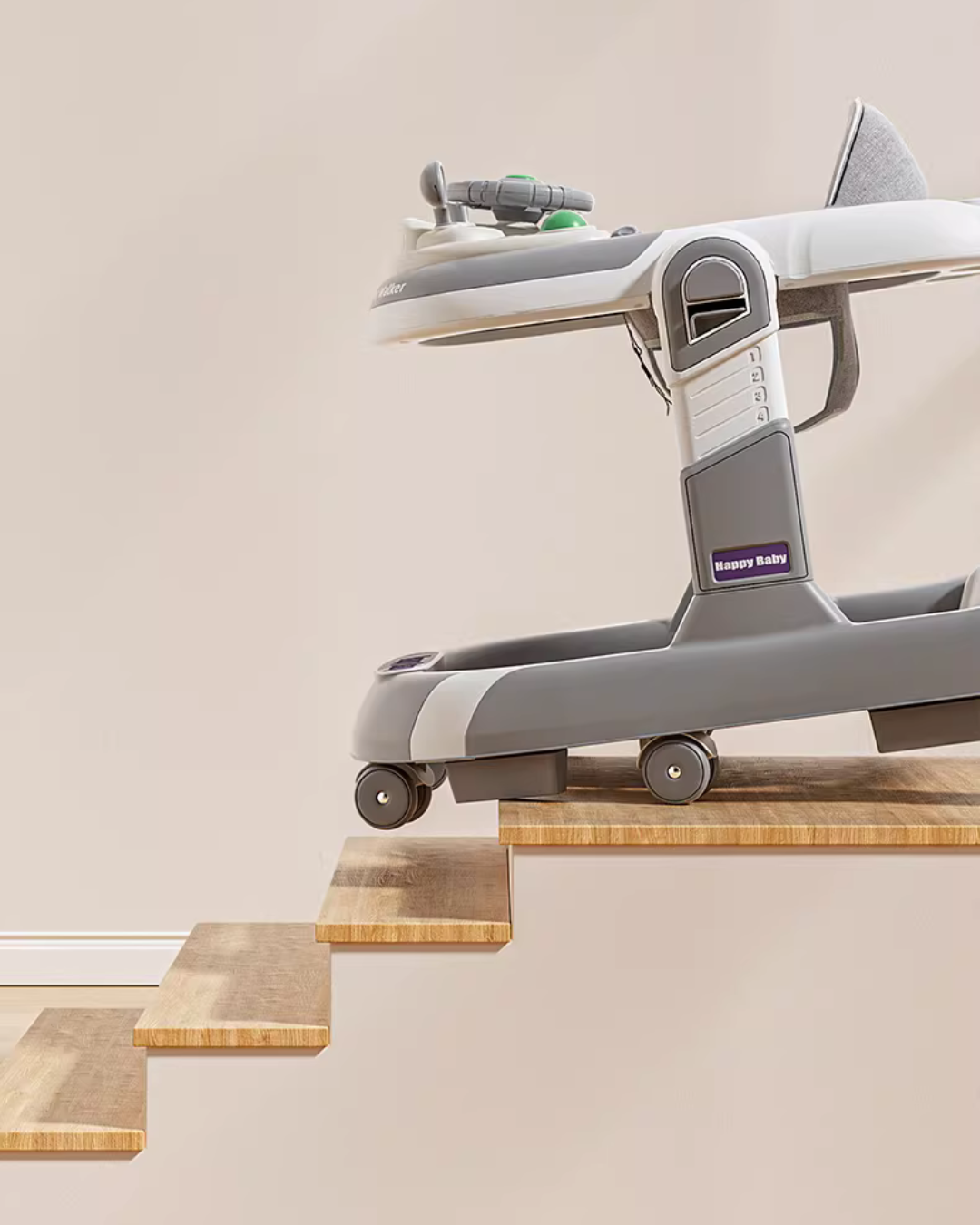 4-in-1 Baby Walker with Music & Lights Activity Tray – 6 Months+