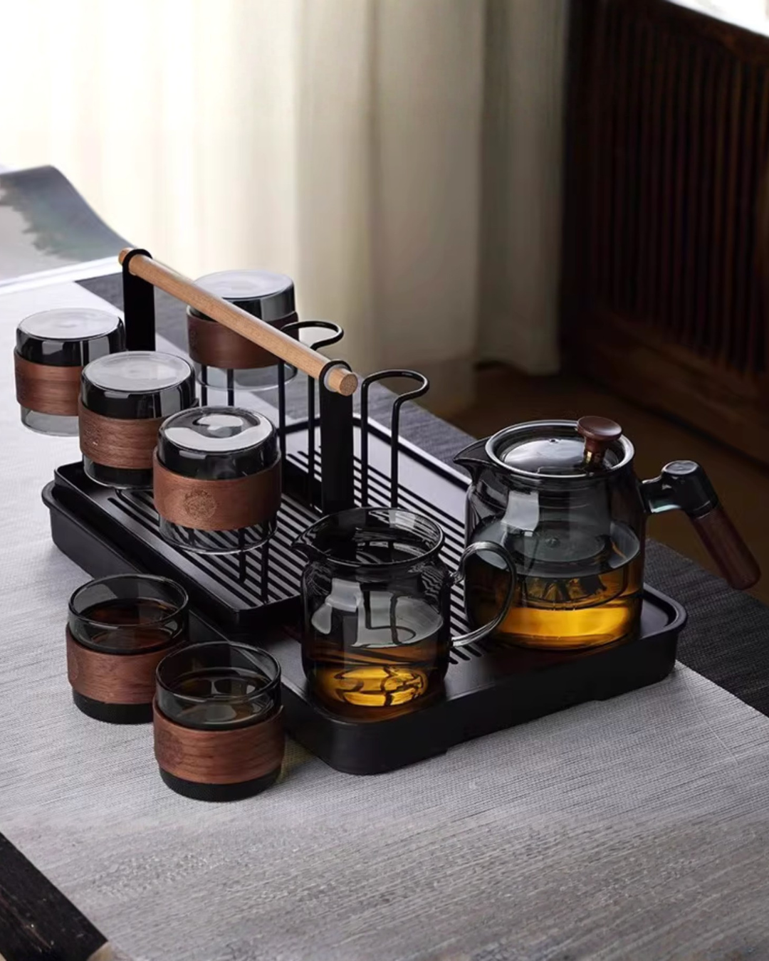Elegant Glass Tea Set for Everyday Brewing & Mindful Gatherings