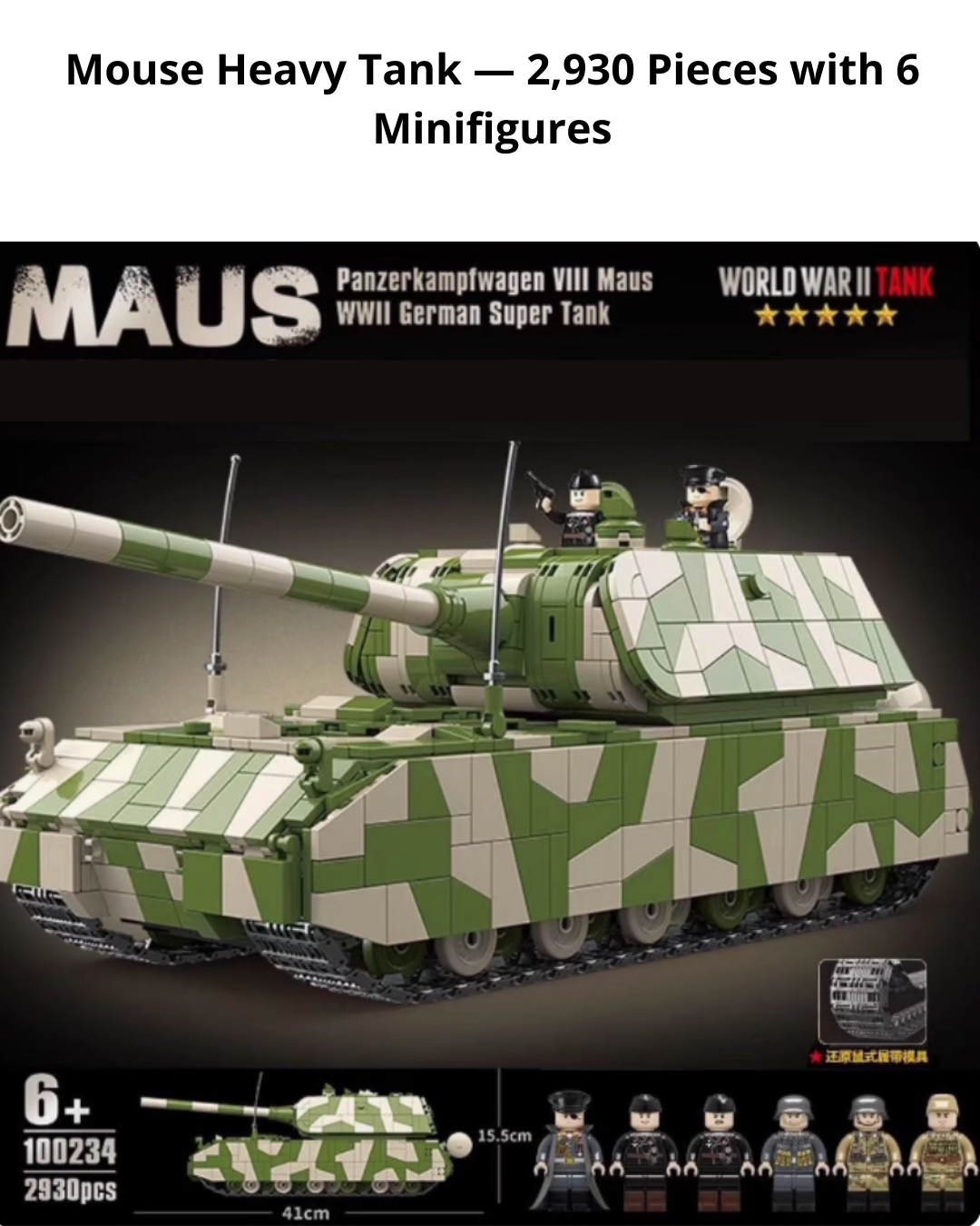 Hands-On WWII Tank Model Kit – Creative STEM Building for Teens & Adults