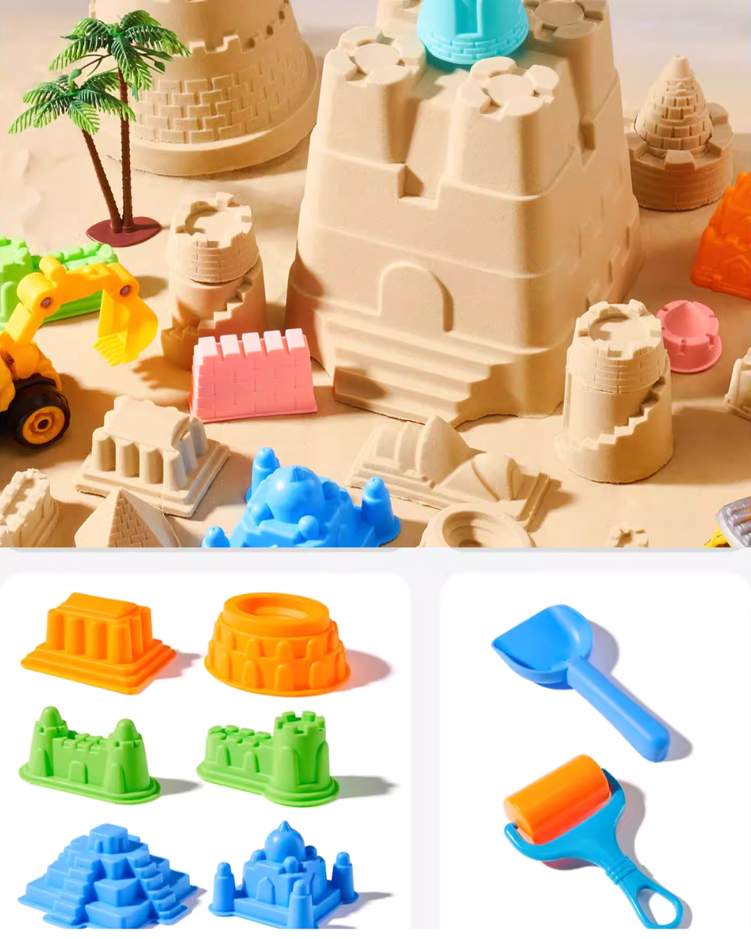 Floating Space Sand Playset – Reusable, Moldable Fun for Kids 3+