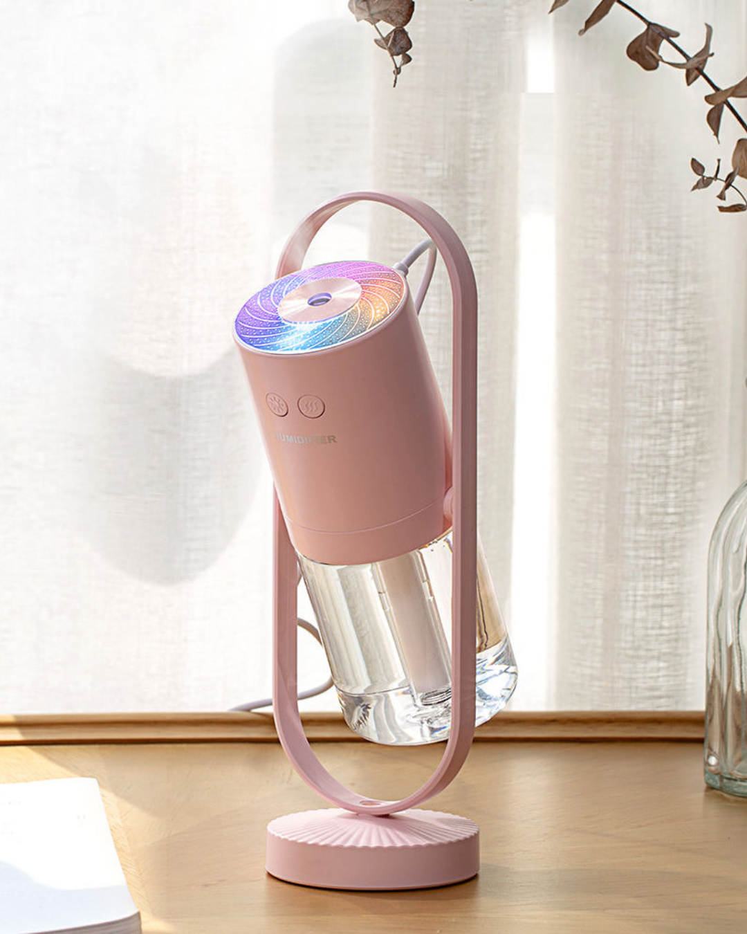 MagicGlow Nano Humidifier with Multicolor LED — Calm & Cozy Spaces
