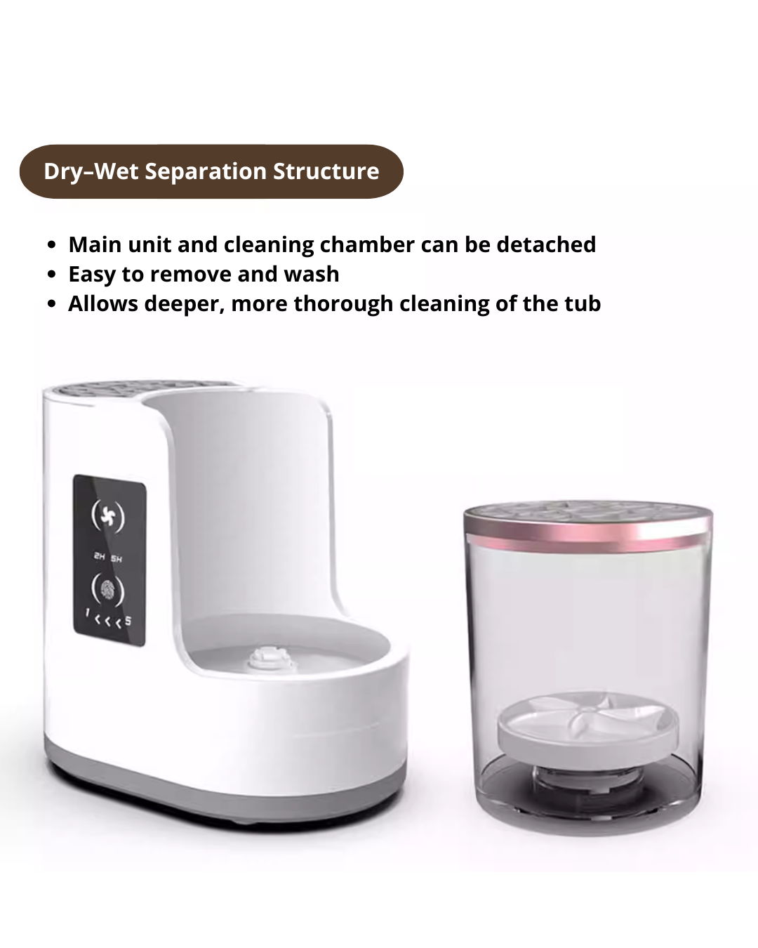 Automatic 3-in-1 Makeup Brush Cleaner & Dryer for Home & Vanity