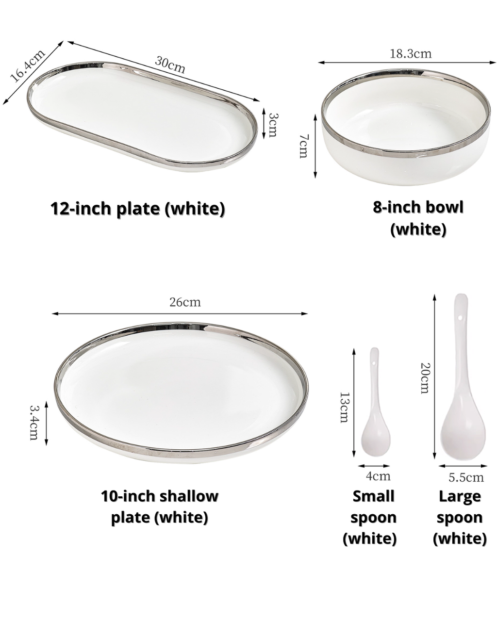 Elegant Porcelain Dinnerware Set for Everyday Cooking & Gatherings