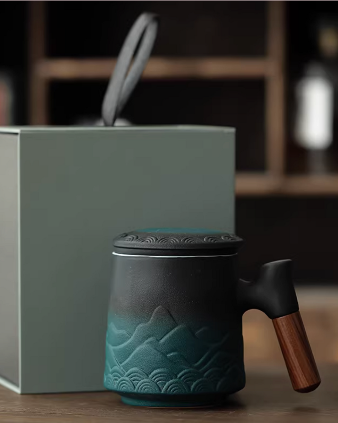 Rustic Ceramic Tea Mug for Daily Tea Rituals & Slow Living