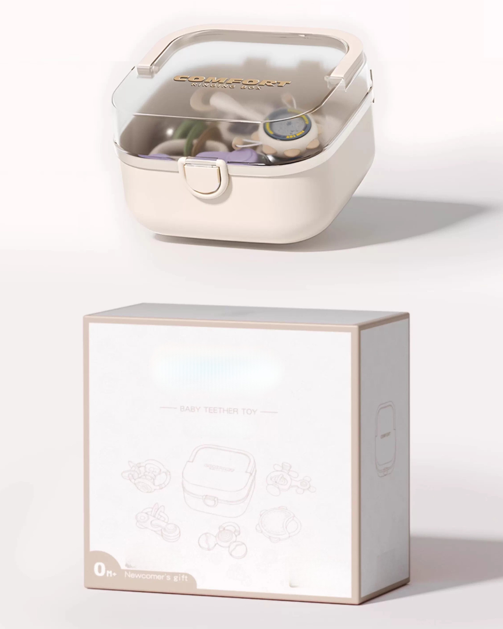 10-Piece Baby Rattle & Teether Set – Safe, Sensory & Teething Relief