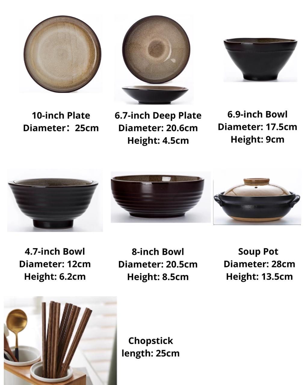 Japanese-Style Zisha Kiln-Change Dinnerware Set — Unique Handcrafted Ceramic