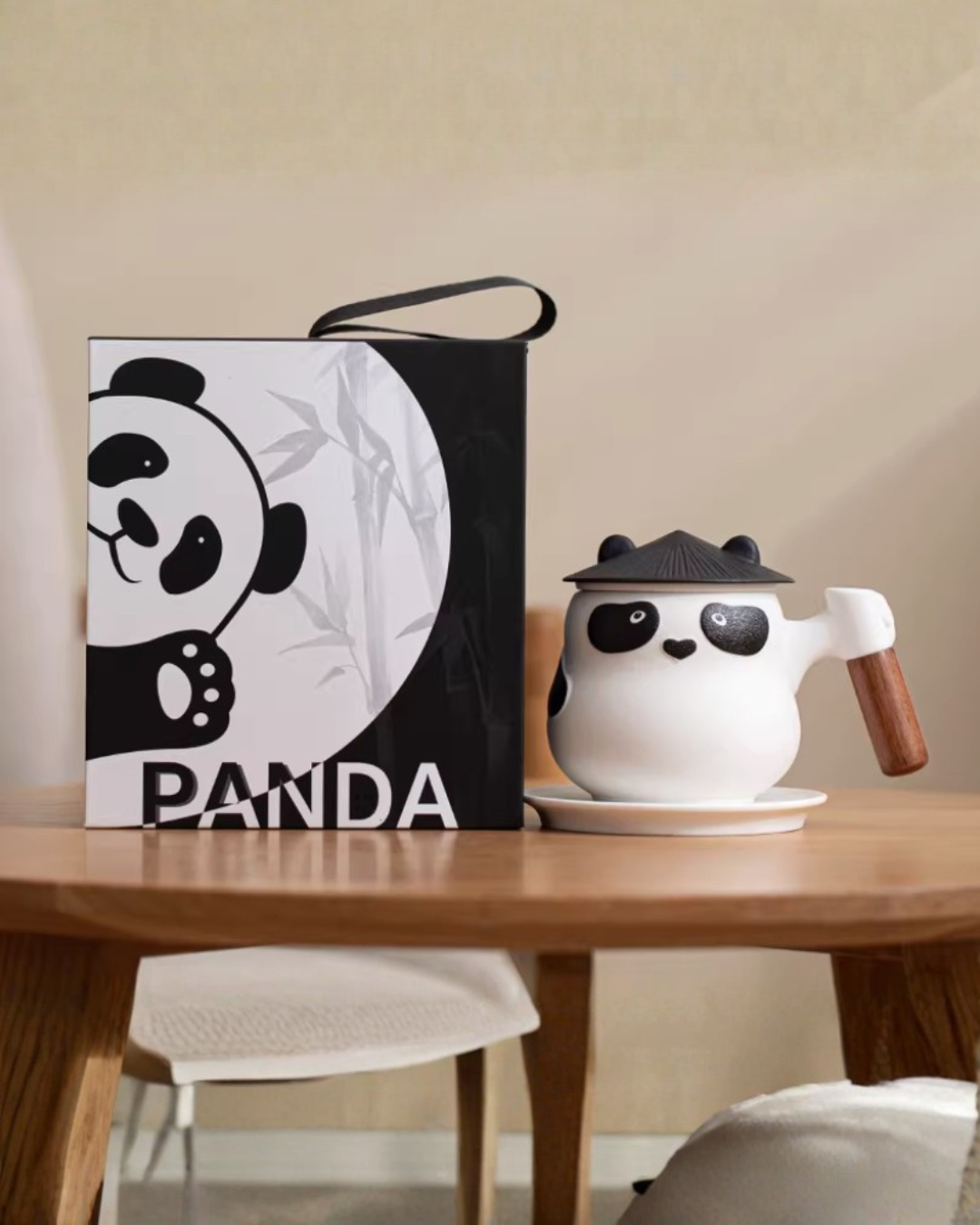 Panda Hero Tea & Coffee Cup Set for Calm Daily Moments