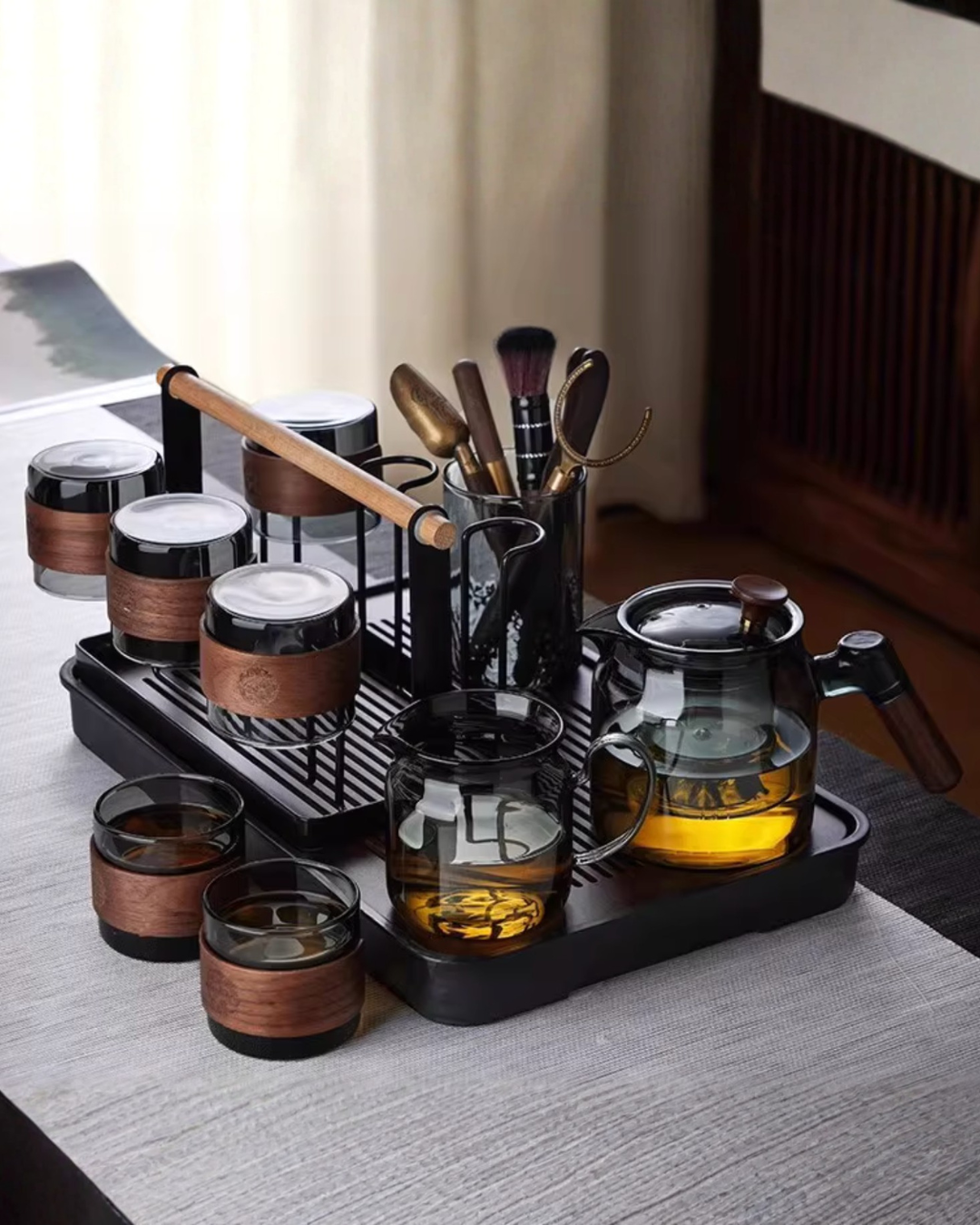 Elegant Glass Tea Set for Everyday Brewing & Mindful Gatherings