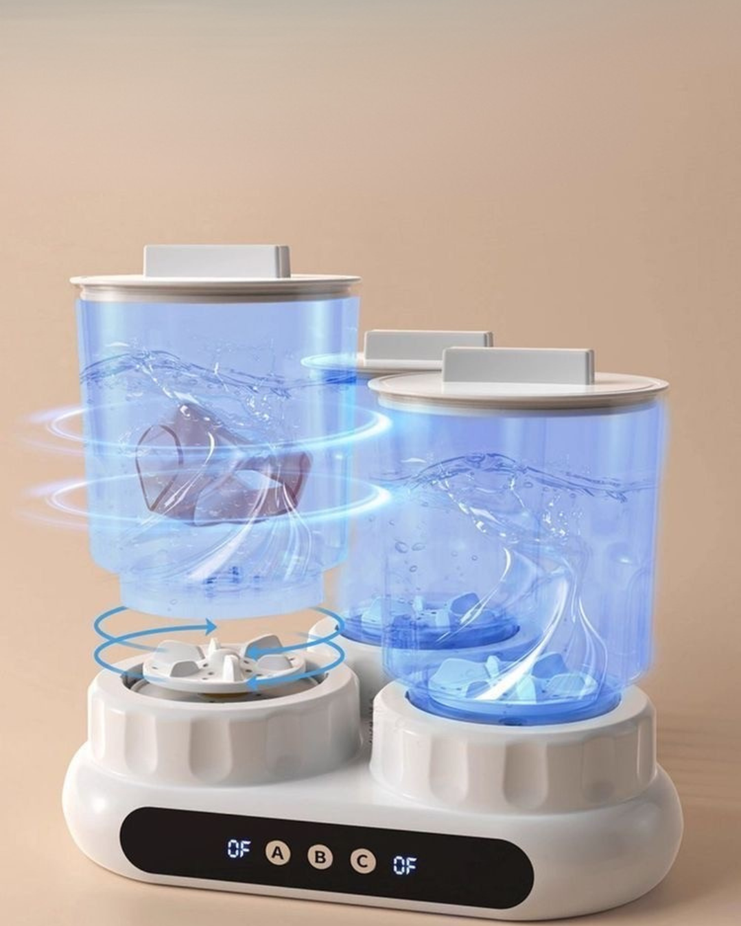 Portable Mini Laundry Washer 4.5L – Compact, Quiet & Hygienic Delicate Laundry