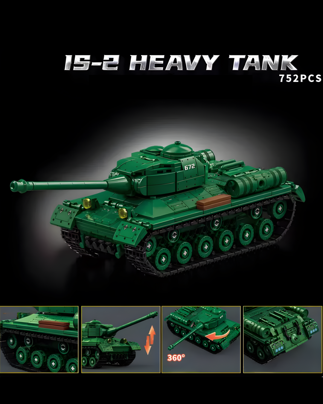 WWII Tank Model Building Set – Hands-On STEM for Focused Builders