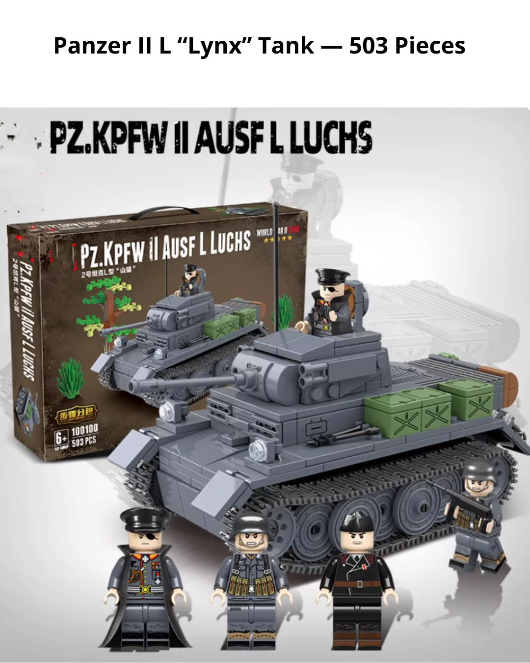 Hands-On WWII Tank Model Kit – Creative STEM Building for Teens & Adults