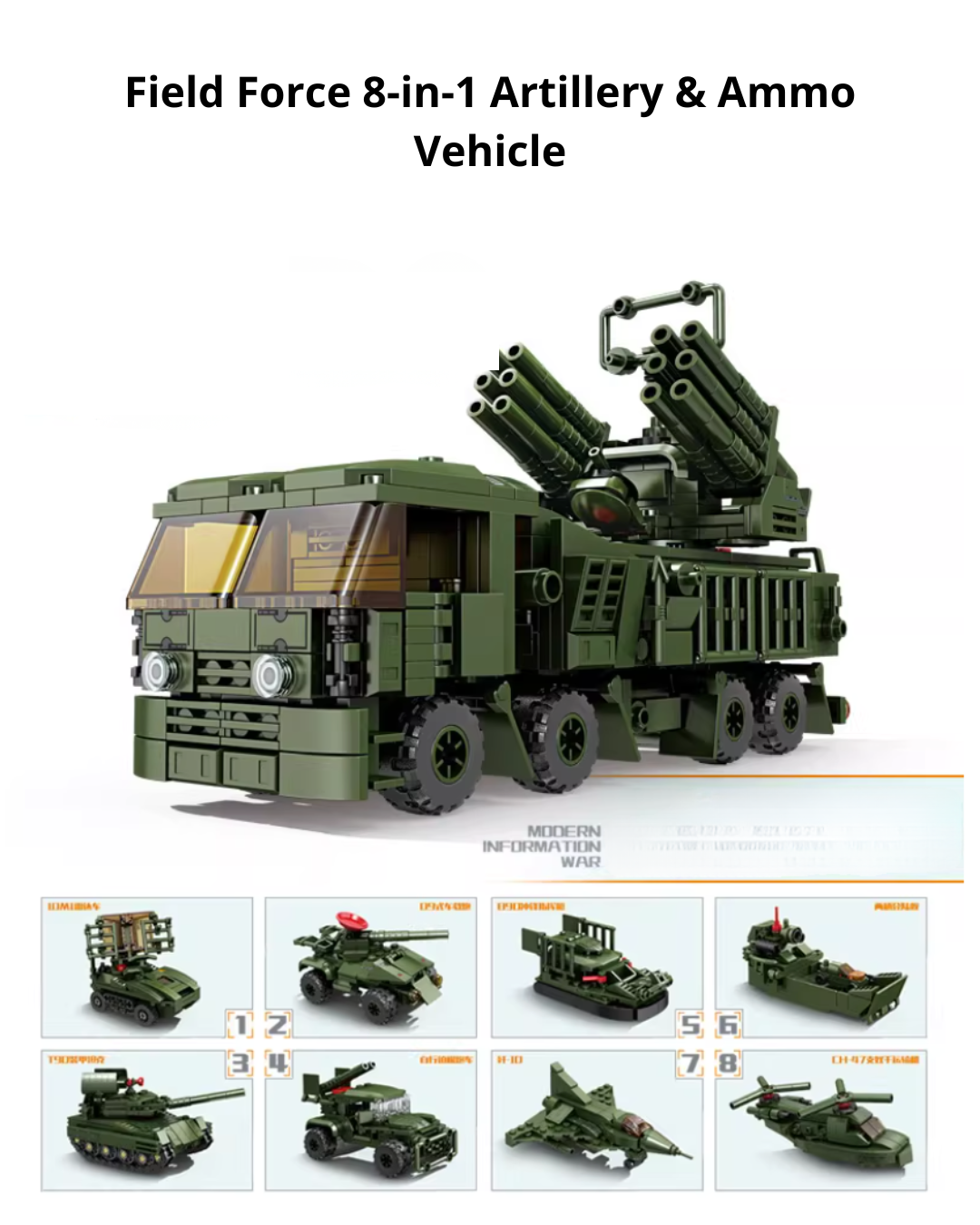 STEM Military Vehicle Building Kit for Kids – Hands-On Learning