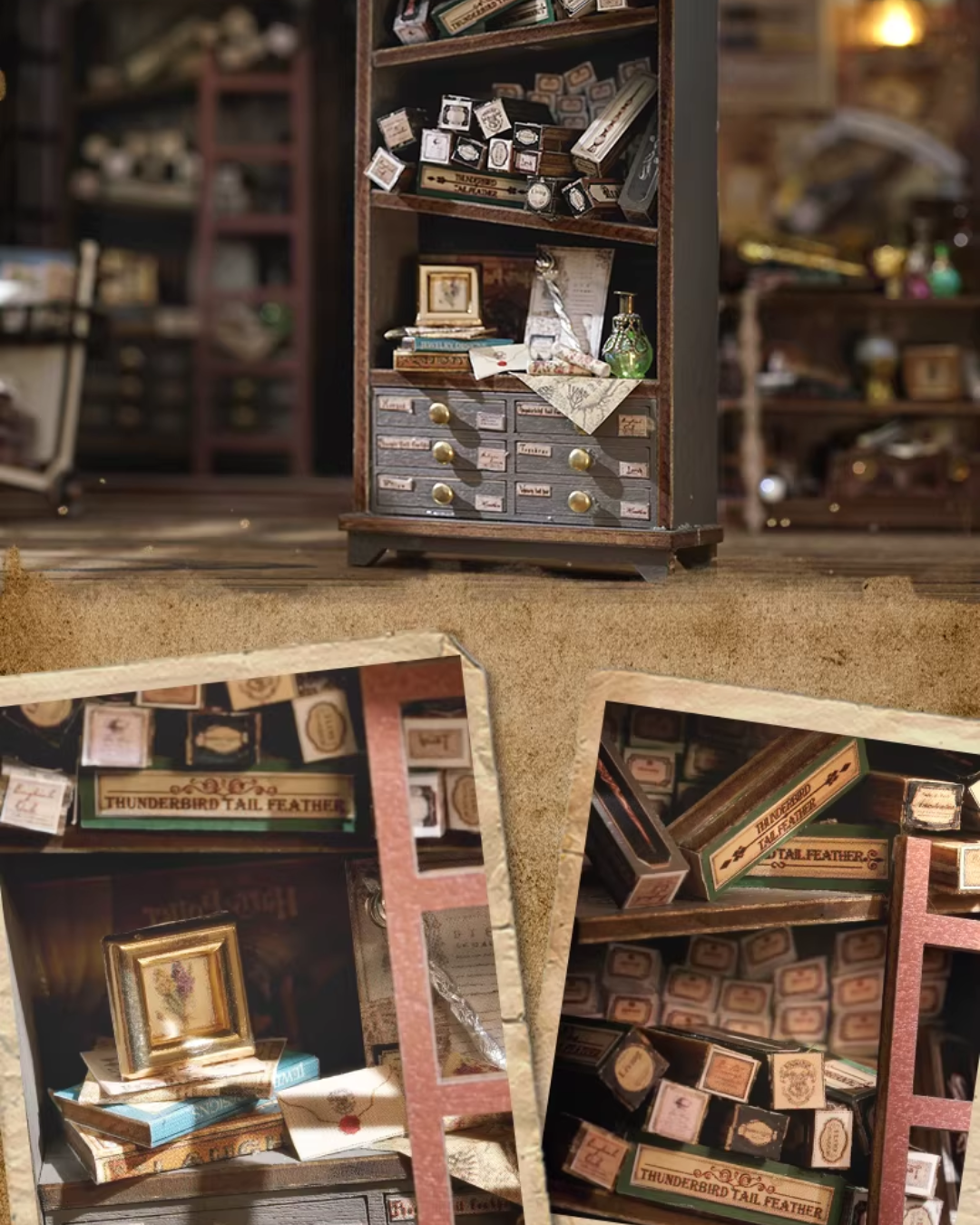 DIY Miniature House Kit with LED Lights – Magic Wand Series