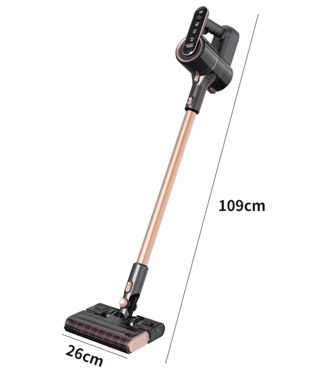 Cordless Vacuum with Green Light Dust Detection & Mop
