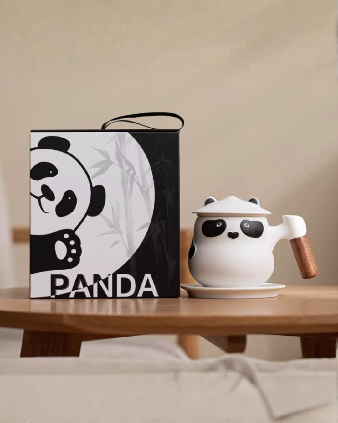 Panda Hero Tea & Coffee Cup Set for Calm Daily Moments
