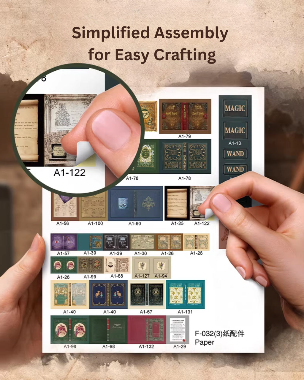 DIY Miniature House Kit with LED Lights – Magic Wand Series