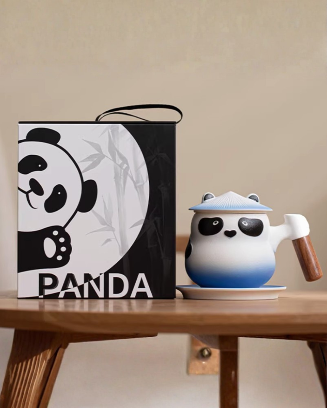 Panda Hero Tea & Coffee Cup Set for Calm Daily Moments